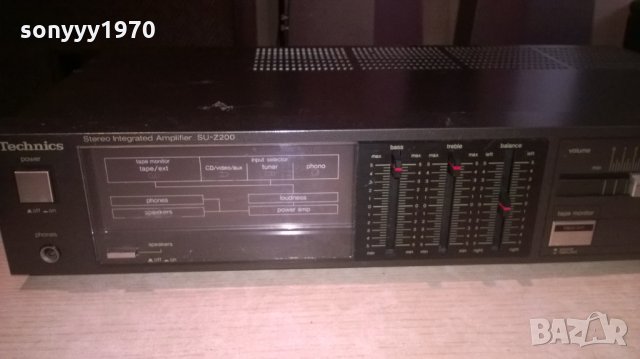 technics su-z200 stereo amplifier-внос швеицария, снимка 10 - Ресийвъри, усилватели, смесителни пултове - 23868735