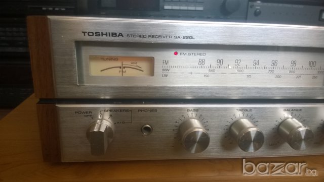 toshiba sa-220l stereo receiver-made in japan-ретро ресивър, снимка 8 - Ресийвъри, усилватели, смесителни пултове - 7312685