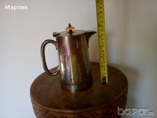 1906г. Посребрена масивна  - Кана - 1 бр. ( 777926) , снимка 9 - Други стоки за дома - 18307040