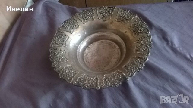 стара посребрена купа арт деко