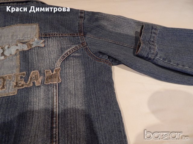 Мъжко младежко дънково яке S Ново, снимка 7 - Якета - 9841912