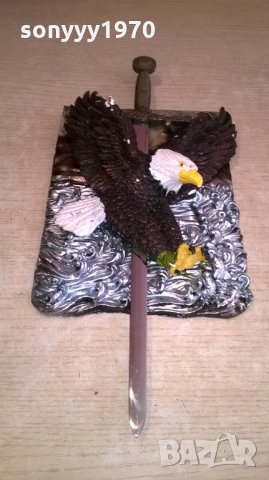 Сувенирен меч-ретро колекция-36х15см-внос швеицария, снимка 12 - Колекции - 23647795