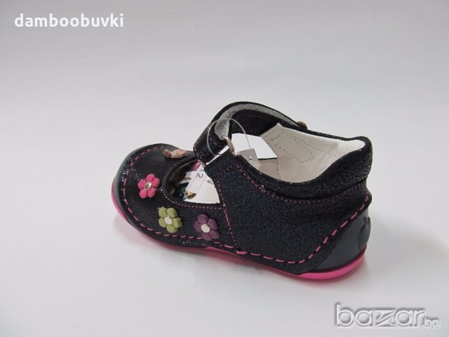 Бебешки обувки PONKI естествена кожа тъмно синьо 19/21, снимка 4 - Детски обувки - 19043631
