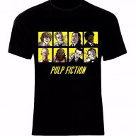 Криминале Pulp Fiction Funny Animation Тениска Мъжка/Дамска S до 2XL, снимка 1 - Тениски - 15744152