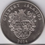 1 долар 2014, Гилбъртови острови(Endeavour), снимка 2 - Нумизматика и бонистика - 10107899