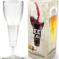 Стъклена чаша - Обърната бирена бутилка, снимка 1 - Чаши - 10724461