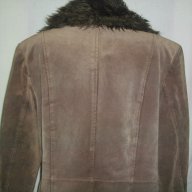 Палто с подвижна яка "Vroom & Dreesmann" / естествен велур, снимка 8 - Палта, манта - 15913966