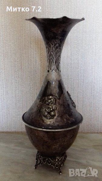 Стара сребърна ваза, снимка 1
