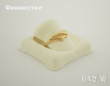 нов златен пръстен 42952-6, снимка 1