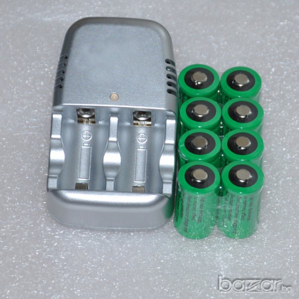 Акумулаторни батерии CR2 (CR-2), CR123A, 9V, АА, ААА, TR16340 и зарядни устройства , снимка 1