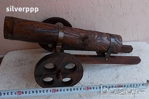  Дървен топ , снимка 1