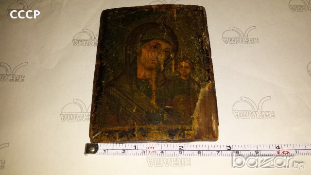 Стара руска икона, снимка 1 - Други ценни предмети - 13656571