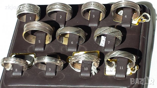 11 нови сребърни халки по избор между 9 и 18 лв / проба 925, снимка 1 - Пръстени - 14879970