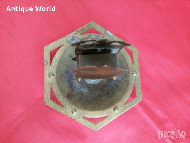 Стар Бронзов КИБРИТНИК, снимка 2 - Антикварни и старинни предмети - 24503963