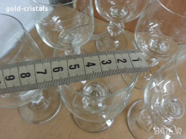 Ретро кристални чаши за вино , снимка 12 - Антикварни и старинни предмети - 22519949