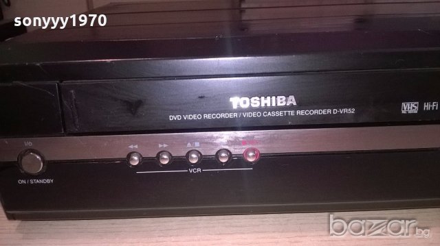 toshiba d-vr52-k-tf dvd/video recorder-за ремонт-внос швеицария, снимка 4 - Ресийвъри, усилватели, смесителни пултове - 18426320