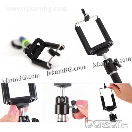 2 в 1 Селфи монопод + бутон за снимане, снимка 4 - Други - 13457737