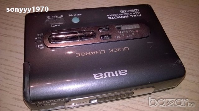 Aiwa-метална ретро машинка за колекция-внос швеицария, снимка 7 - Ресийвъри, усилватели, смесителни пултове - 15734157