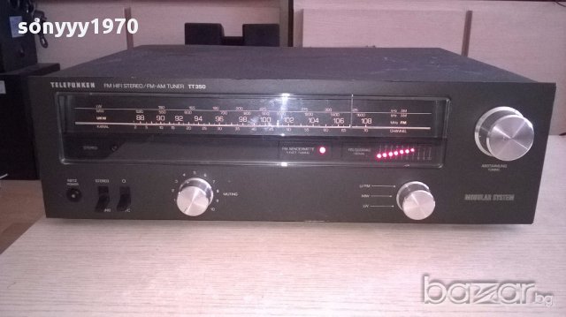 HIFI-telefunken tt350 STEREO TUNER-внос швеицария, снимка 11 - Ресийвъри, усилватели, смесителни пултове - 17959961