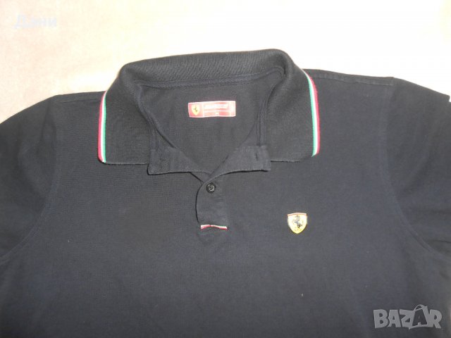Мъжка тениска Scuderia Ferrari Men's Classic Polo, снимка 5 - Спортни дрехи, екипи - 25792324