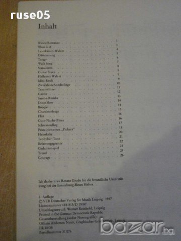 Книга "SOUNDS FOR GUITAR - Uwe Schreiber" - 28 стр., снимка 6 - Специализирана литература - 15892254