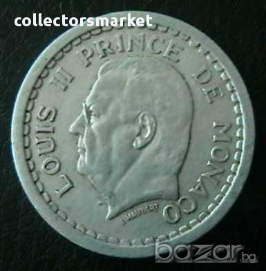 2 франка 1943, Монако, снимка 2 - Нумизматика и бонистика - 15869351
