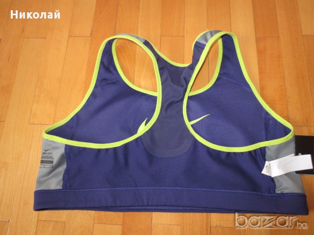 Nike shape bra wlarge swoosh , снимка 10 - Корсети, бюстиета, топове - 17538873