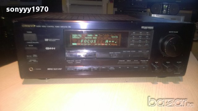 onkyo tx-sv 525r audio video control tuner amplifier-300watts-внос швеицария, снимка 2 - Ресийвъри, усилватели, смесителни пултове - 8949386