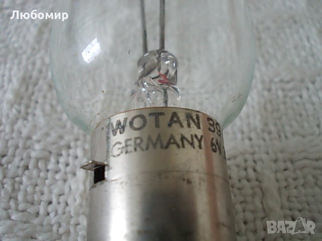 Лампа 6v 30w ixM WOTAN GERMANY 39 01 63, снимка 4 - Лаборатория - 22144539
