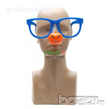Парти аксесоар - светещи очила с нос във формата на фигурка. Предлагат се без батерии. , снимка 1