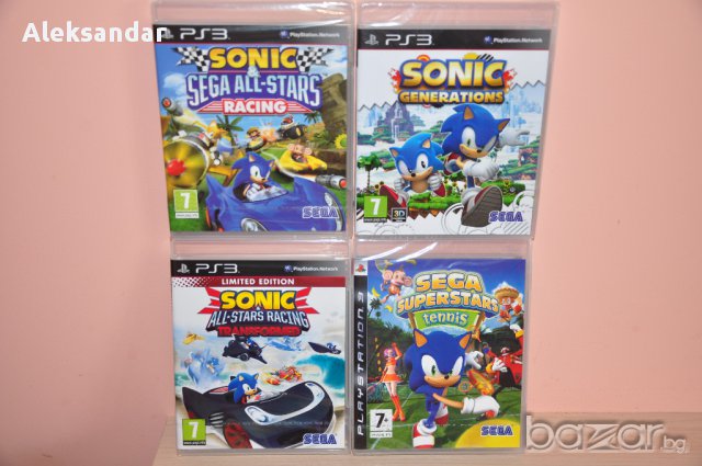 Нови игри.sonic Collection,racing,transformed,ps3,пс3, снимка 1 - Игри за PlayStation - 10978647