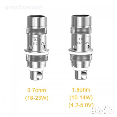 Aspire Nautilus BVC 0.7, 1.6, 1.8ohm Replacement Coils изпарители аспаер, снимка 1
