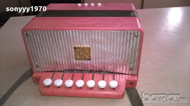 Ретро руски акордеон 20х20х12см-за колекция/ползване, снимка 5 - Акордеони - 17930322
