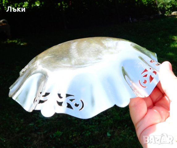 Посребрена бронзова фруктиера BSF. , снимка 6 - Антикварни и старинни предмети - 21785520