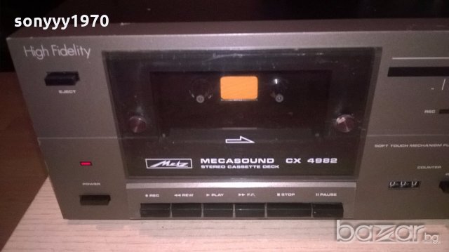 metz mecasound cx4982 high fidelity deck-внос швеицария, снимка 6 - Ресийвъри, усилватели, смесителни пултове - 18557031