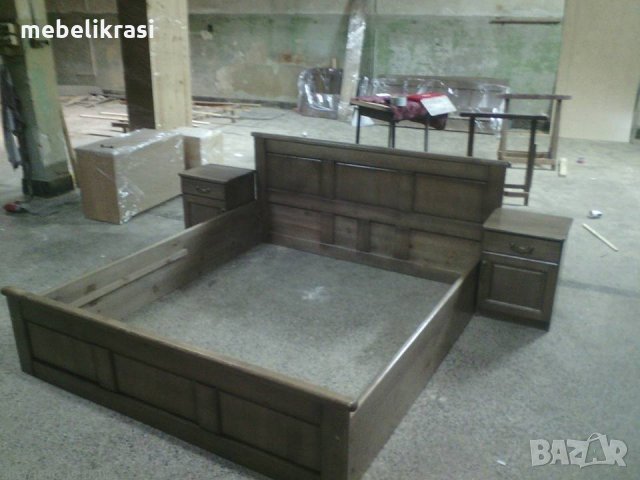 Спалня от Масив в цвят.С амортисьорен механизъм за повдигане на матрака., снимка 2 - Спални и легла - 21931817