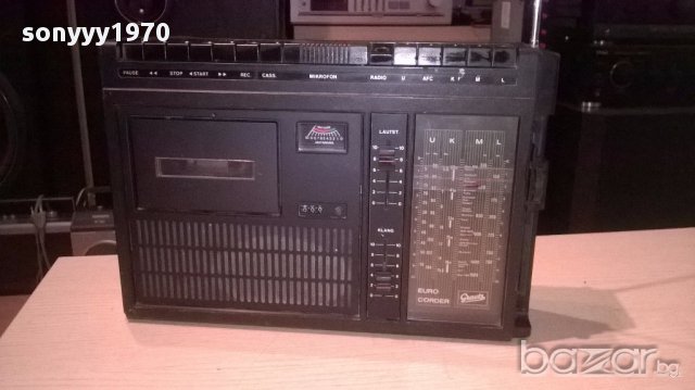 Greatz euro corder 305-ретро колекция-внос швеицария, снимка 6 - Ресийвъри, усилватели, смесителни пултове - 15312552