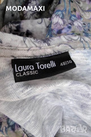 3XL Нова цветна блуза Laura Torelli  , снимка 6 - Блузи с дълъг ръкав и пуловери - 23705325