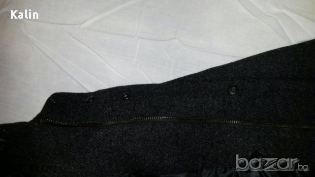 Елегантно кашмирено палто с качулка KENVELO, снимка 9 - Якета - 11916951