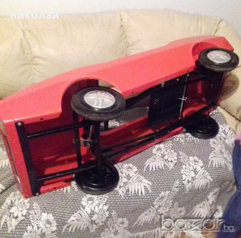  детска метална кола  с педали, снимка 6 - Други игри - 20698218