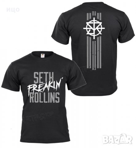 Тениска WWE Световна федерация по кеч Seth Rollins "Seth Freakin' Rollins", снимка 1 - Тениски - 17145674