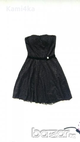 Черна рокля-дантела