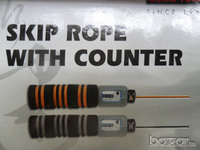 НОВО ВЪЖЕ ЗА СКАЧАНЕ С АВТОМАТИЧЕН БРОЯЧ,за фитнес,Домашни фитнес Уреди Въже за скачане, снимка 3 - Фитнес уреди - 8024881