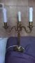 барокова настолна лампа тип свещник, снимка 1 - Настолни лампи - 25661463