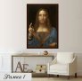 Картина Спасителят на Света - Давинчи, репродукция, канава, картинно пано № 171, снимка 4