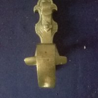 антикварна закачалка от бронз, снимка 1 - Антикварни и старинни предмети - 20409592
