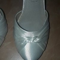 Елегентни официални сатенени обувки, НОВИ! Номер: 38, снимка 2 - Други - 21710799