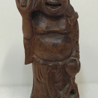 Китайска статуетка - дърворезба , снимка 1 - Антикварни и старинни предмети - 25423737