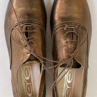Естествена кожа, дамски кафяви бронзови обувки марка Eye, снимка 2 - Дамски ежедневни обувки - 17554820