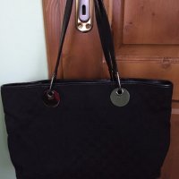 100 % Gucci monogram GG Canvas Eclipse Tote Leather чанта, снимка 1 - Чанти - 18920357